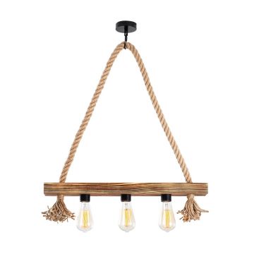 Lustra, Erebos - 105-AV, Lustro, 60 x 9 x 60 cm, 3 x E27, 40W, natural Lustra, Erebos - 105-AV, Lustro, 60 x 9 x 60 cm, 3 x E27, 40W, natural