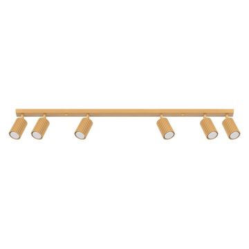 Plafonieră aurie 6,5x117 cm Gleam – Nice Lamps