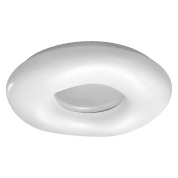 Plafoniera LED inteligenta 34W Ledvance Smart+ WiFi ORBIS CROMO 500mm alba dimabila TW compatibil Amazon Alexa si Google Assistant IP20