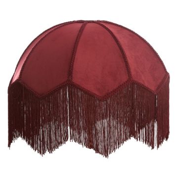 Abajur burgundy ø 45 cm Malacia – Light & Living