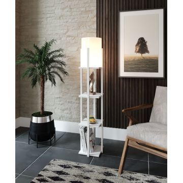 Lampadar Nora Alb 21x21x36 cm