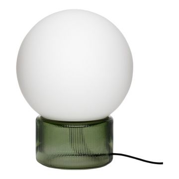 Veioză albă/verde (înălțime 33 cm) Sphere – Hübsch