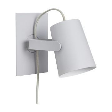 Aplică de perete gri deschis Ardent – Hübsch