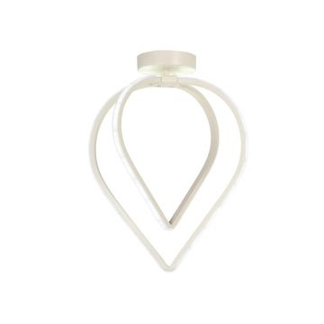 Plafonieră albă LED din metal Pars – Squid Lighting
