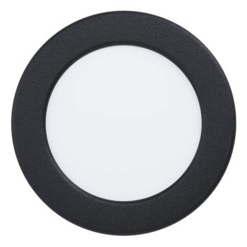 Plafonieră neagră LED/încastrată FUEVA 5 – EGLO