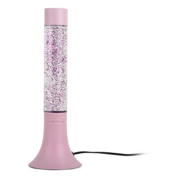 Veioză roz cu abajur din sticlă (înălțime 37,5 cm) Astro Glittler – Leitmotiv