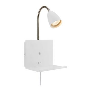 Aplică de perete albă Cuarto – Markslöjd