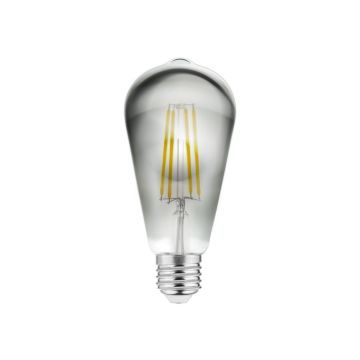 Bec cu filament E27, cu lumină albă caldă 6 W – GTV