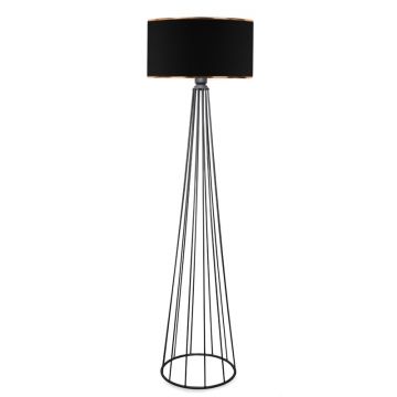 Lampa de podea Firdo I  E27 material-metal negru Ö38x121cm