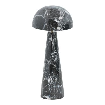 Lampa de podea Flozer marmura metal, negru, D36x79 cm