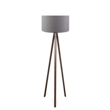 Lampa de podea PWL-1059, Gri nuc, D38x140 cm