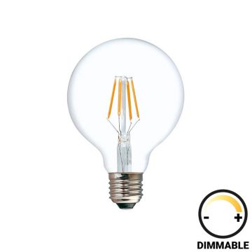 Lampa LED G95 Bec reglabil 200-220V, Transparent, 10x10x14 cm