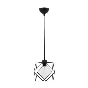 Lustra Alama, negru, 20x20x74 cm