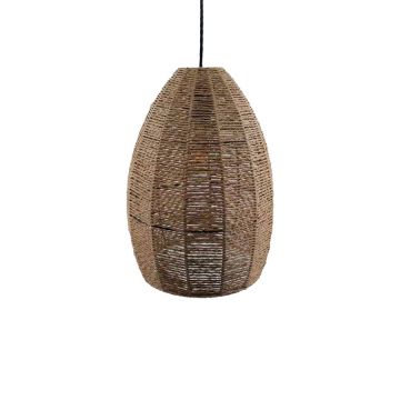 Lustra din sfoara Ropal Boho, Natural, 29x29x40 cm