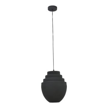 Lustra Kelsy metal, negru, 30x30x122 cm