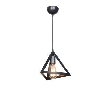 Lustra Lesly, Negru, 24x24x22 cm