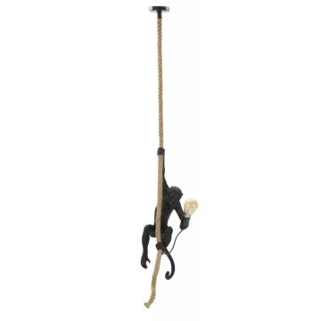 Mauro Ferretti Candelabru Maimuta Negru cm Ø 27X32X60 | Aosom Romania