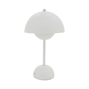 Veioza Creative LED, Alb - Negru, D18x30 cm