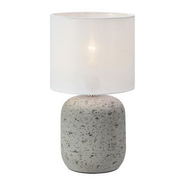 Veioză gri cu abajur textil (înălțime 33 cm) Montagna – Markslöjd