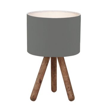 Veioza PWL-1151, gri-nuc, 19x32 cm