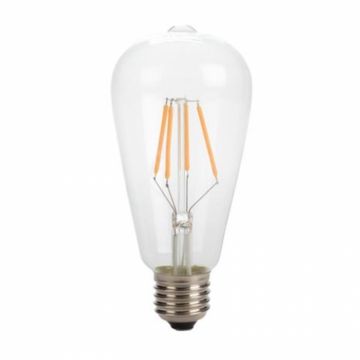 Bec LED cu filament E27 ANTIQUE Velleman LAL1B3ON, 4 W, 2200 K
