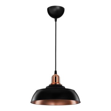 Lampa Artisan, Pako World, E27, Negru-Bronz, 25x25x17 cm
