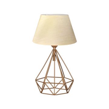 Lampa de Masa PWL-1080, bej-auriu, D22x39 cm