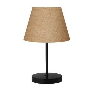 Lampa de masa PWL-1146, bej-negru, D22x37 cm
