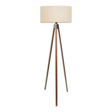 Lampa de podea PWL-1059, crem-Nuc, D38x140 cm