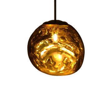 Lampa Gloine, Pako World, E27, Auriu, 28x28x60 cm