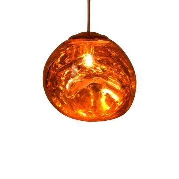 Lampa Gloine, Pako World, E27, Cupru, 28x28x60 cm