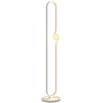 Lampă LED HOMCOM reglabilă cu comutator | Aosom Romania