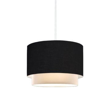Lampa Tachi, Pako World, E27, Negru-Crem, 30x30x20 cm