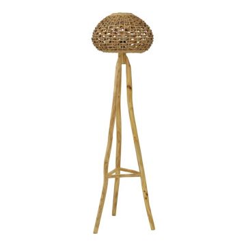 Lampadar Boho Kitren, Pako World, Natural, 23x23x130 cm