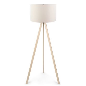 Lampadar PWL-1060, MDF/textil, 38x38x140 cm