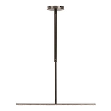 Lustră argintie LED din metal cu abajur din metal Omni Ceiling – UMAGE