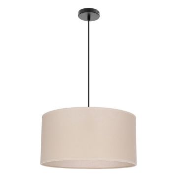 Lustră bej cu abajur textil ø 40 cm Shanti – Candellux Lighting