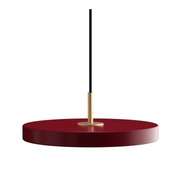 Lustră roșie LED cu intensitate reglabilă din metal cu abajur din metal ø 31 cm Asteria Plus – UMAGE