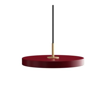 Lustră roșie LED cu intensitate reglabilă din metal cu abajur din metal ø 31 cm Asteria Plus – UMAGE