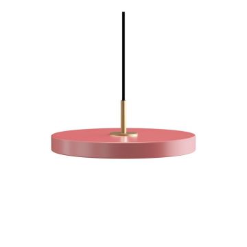 Lustră roz LED cu intensitate reglabilă din metal cu abajur din metal ø 31 cm Asteria Plus – UMAGE
