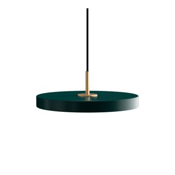 Lustră verde-închis LED cu intensitate reglabilă din metal cu abajur din metal ø 31 cm Asteria Plus – UMAGE