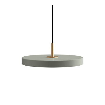 Lustră verde salvie LED cu intensitate reglabilă din metal cu abajur din metal ø 31 cm Asteria Plus – UMAGE