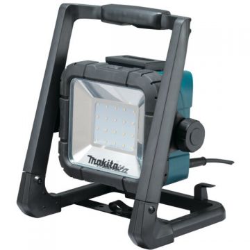 Makita Proiector LED de Santier Makita DEADML805 Compatibil cu Acumulatori 14.4/18V 10W Turcoaz-Negru