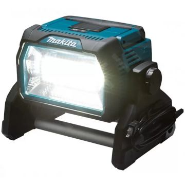 Makita Proiector LED de Santier Makita DML809 Compatibil cu Acumulatori 14.4/18V Turcoaz-Negru