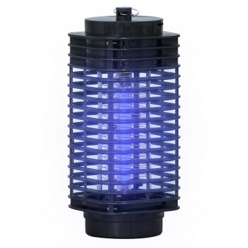 Outsunny Lampă Antițânțari cu Lumină UV pentru Interior și Exterior, Negru | Aosom Romania