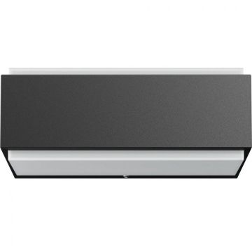 Philips Aplica LED integrat pentru exterior Philips myGarden Stratosphere, 2x4.5W, 1000 lm, lumina calda, IP44, Gri inchis