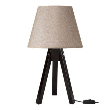 Veioza Adeck, Pako World, E27, Maro-Bej, 25x25x45 cm