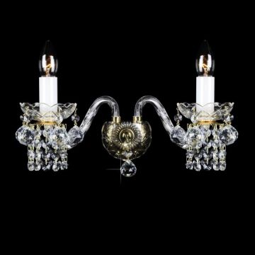Aplica de perete 2 brate cristal Bohemia N21 007/02/4