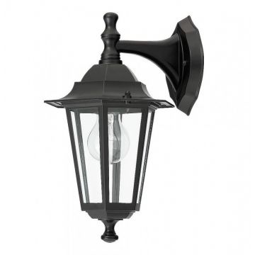 Aplica de perete exterior IP43, down light, negru Velence 8202 RX
