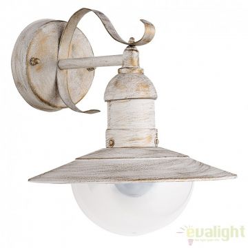 Aplica de perete exterior IP44, alb antichizat Oslo 8681 RX